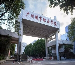 广州城市职业学院图书馆无框玻璃自动门安装案例